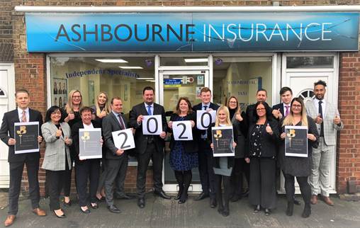 Hoddesdon based Ashbourne Insurance proud sponsor of the Inspiring Herts Business Awards 2020